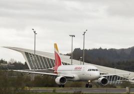 Uno de los aviones de Iberia.