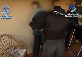 Imagen de una de las detenciones.