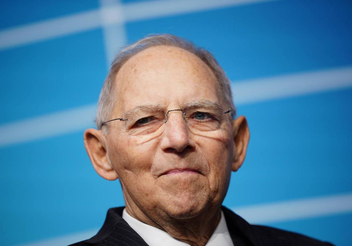 El político cristianodemócrata alemán (CDU) Wolfgang Schäuble