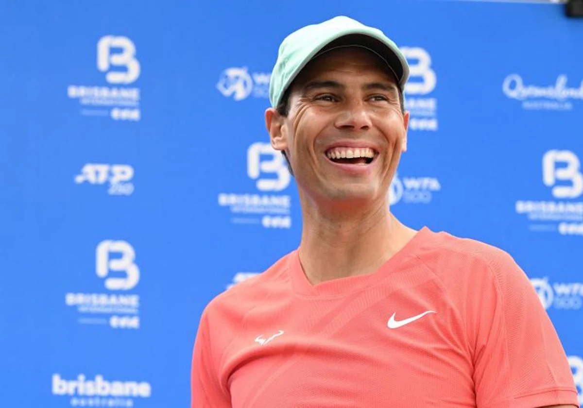 Rafael Nadal prepara su vuelta a las pistas de tenis en Brisbane (Australia)