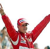Michael Schumacher, en el circuito de Monza en 2006