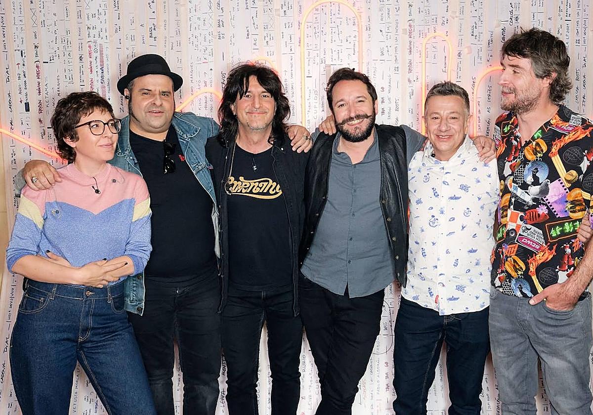 La banda de 'Late Motiv', protagonista de 'El camerino'.