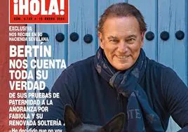Imagen de Bertín en la portada de ¡Hola!