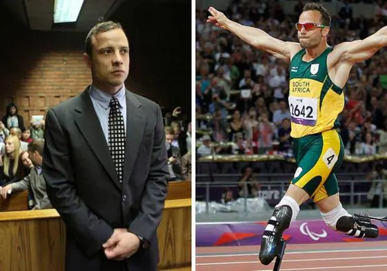 El atleta paralímpico sudafricano Oscar Pistorius.