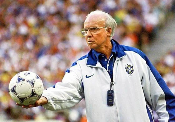 Mario Zagallo, durante el Mundial de 1998.