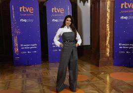 Pilar Rubio, durante la presentación del concurso de maquillaje 'Make Up Stars' de la plataforma RTVE Play.