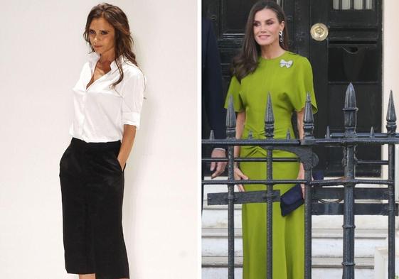 Victoria Beckham y la reina Letizia.