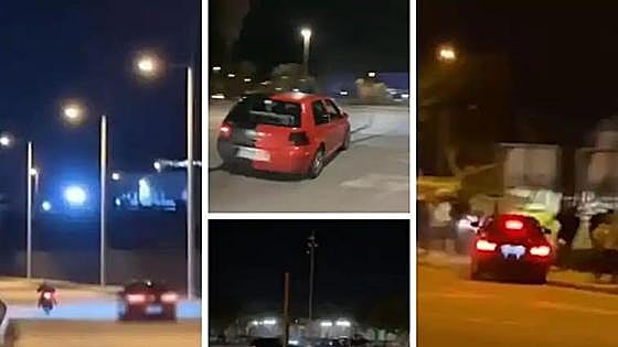 Escenas que dejan las carreras ilegales.