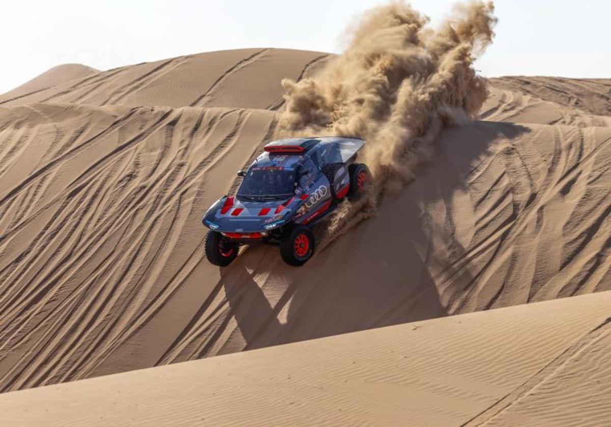 Carlos Sainz, en acción.