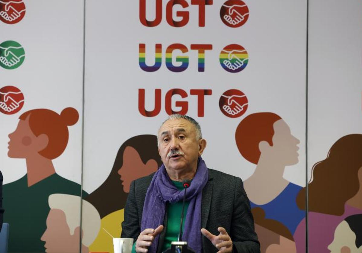 El secretario general de UGT, Pepe Álvarez.