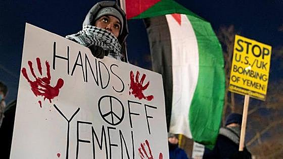 EE UU ataca objetivos hutíes en Yemen por segundo día consecutivo
