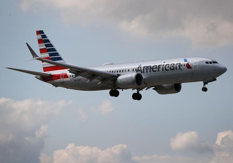 Boeing 737 MAX de American Airlines.