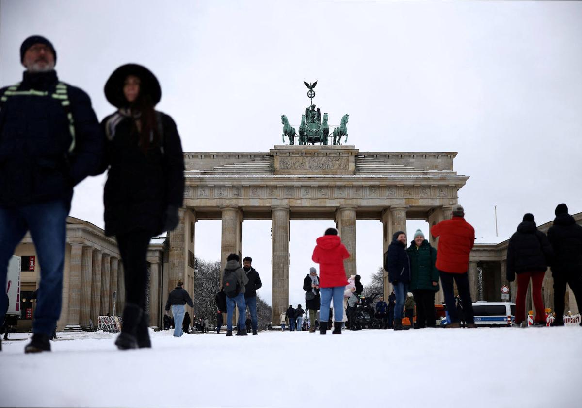 El temporal ha golpeado también a Berlín.