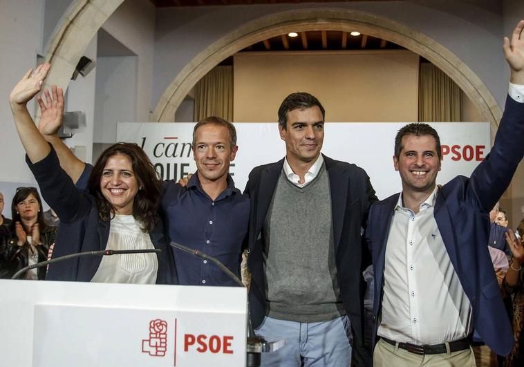 Esther Peña en un acto del PSOE en Burgos en 2015