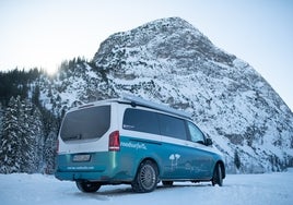 Viajar en camper en invierno