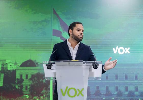 Ignacio Garriga, secretario general de Vox.