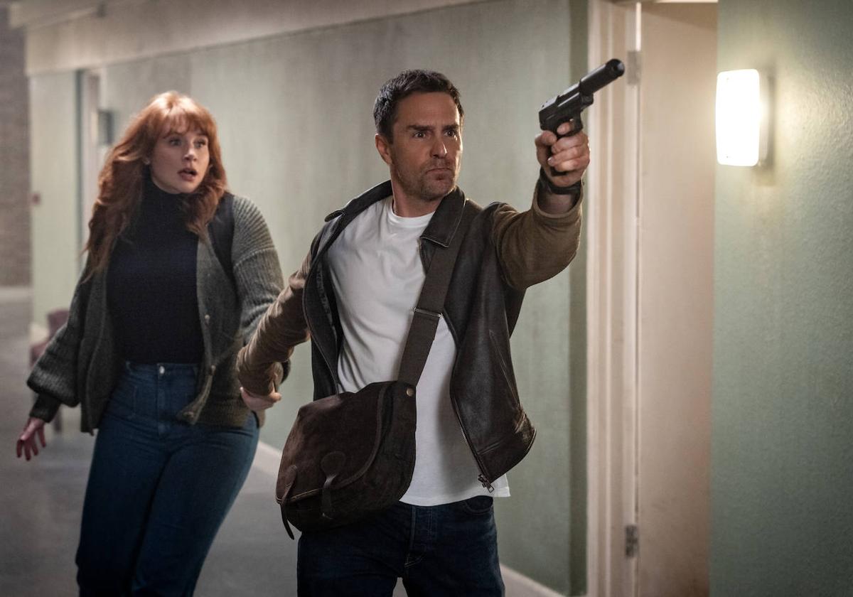 Bryce Dallas Howard y Sam Rockwell, en 'Argylle'.