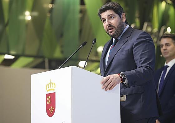 El presidente de Murcia, Fernando López Miras