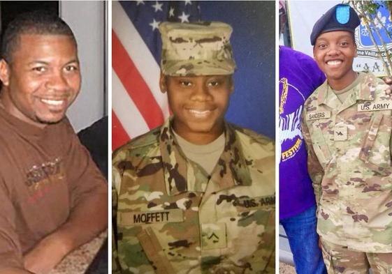 William Rivers (46 años), Kennedy Sanders (24) y Breonna Moffett (23) perdieron la vida en el ataque del domingo.