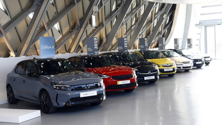 Seis generaciones de Opel Corsa