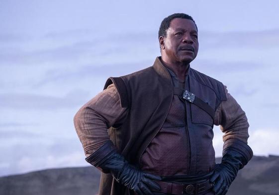 Carl Weathers en la serie 'The Mandalorian'.
