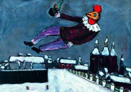 'Hombre-gallo sobre Vítebsk' (1925).
