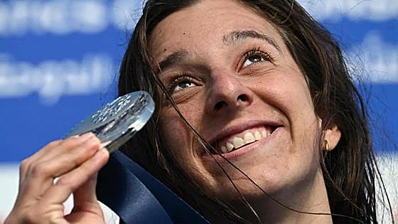 La española María de Valdés, histórica subcampeona del mundo de aguas abiertas