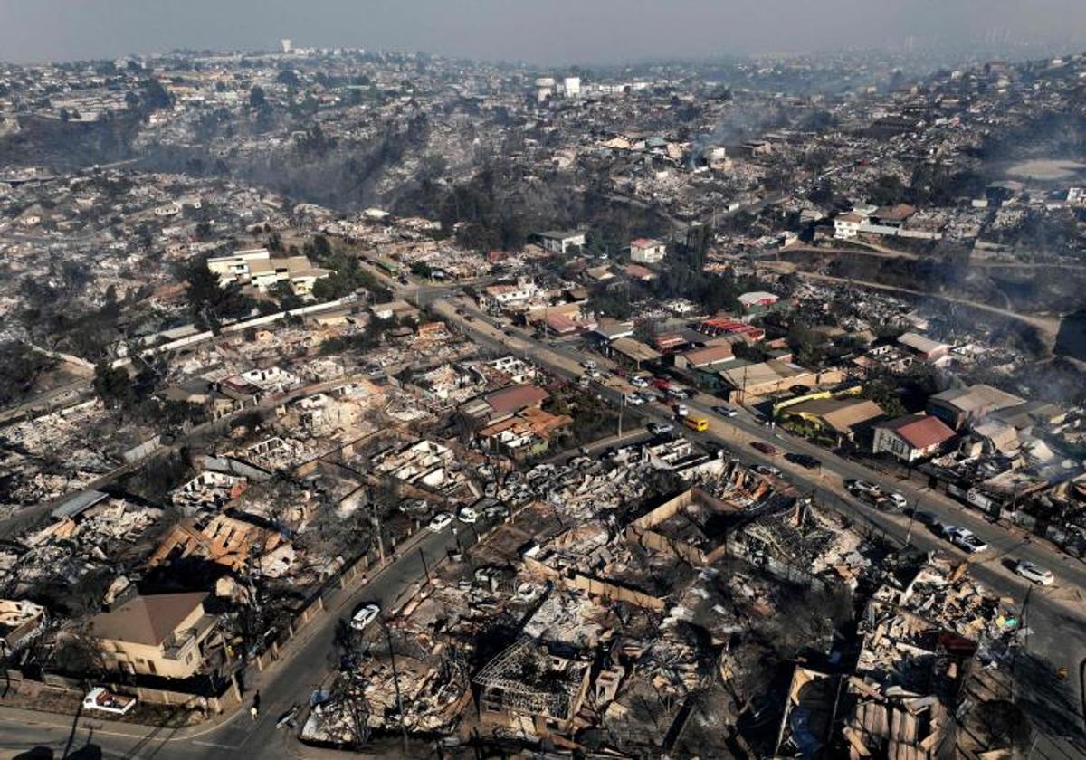 Más de medio centenar de muertos en múltiples incendios en la región  chilena de Valparaíso | El Correo