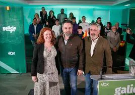 Abascal participa en un acto de campaña de VOX en Lugo