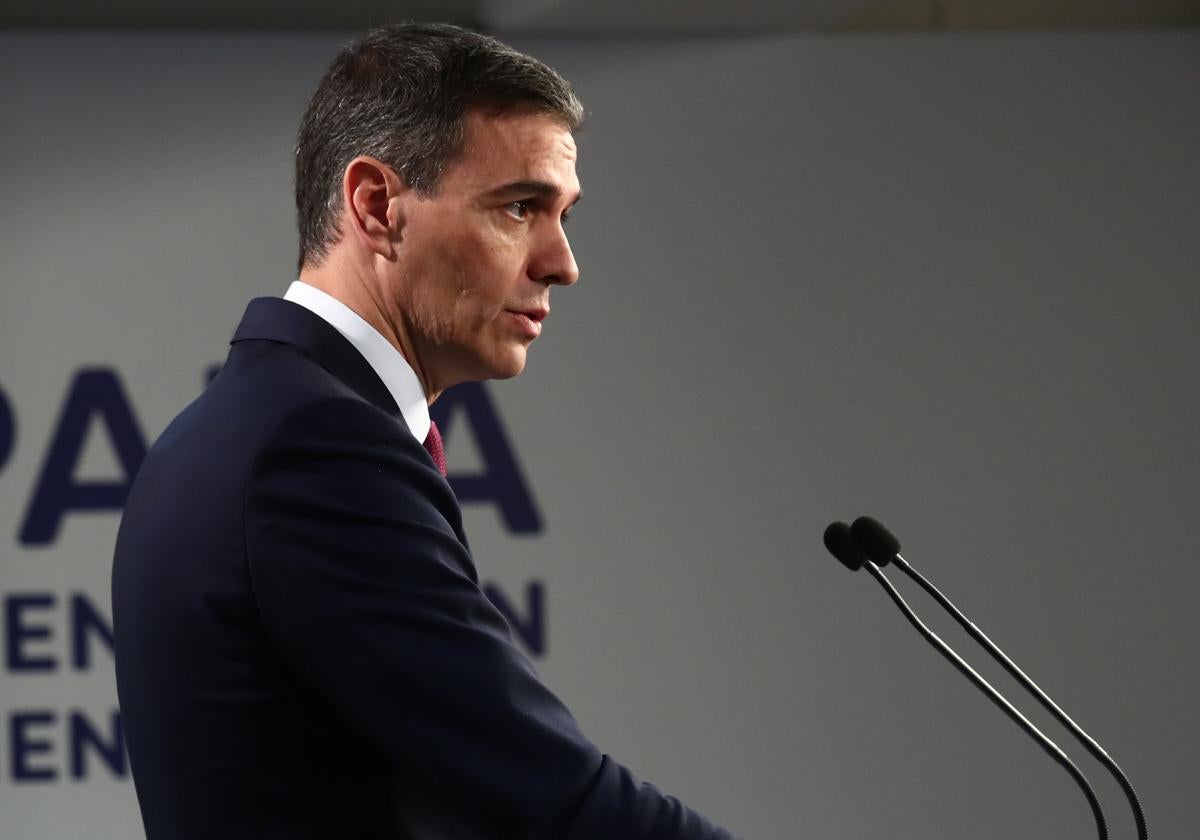 El presidente del Gobierno, Pedro Sánchez.