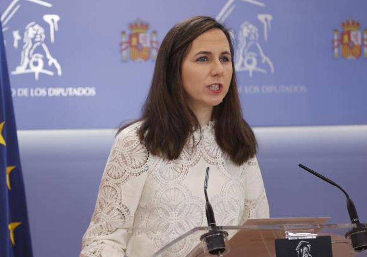 La secretaria general de Podemos, Ione Belarra.