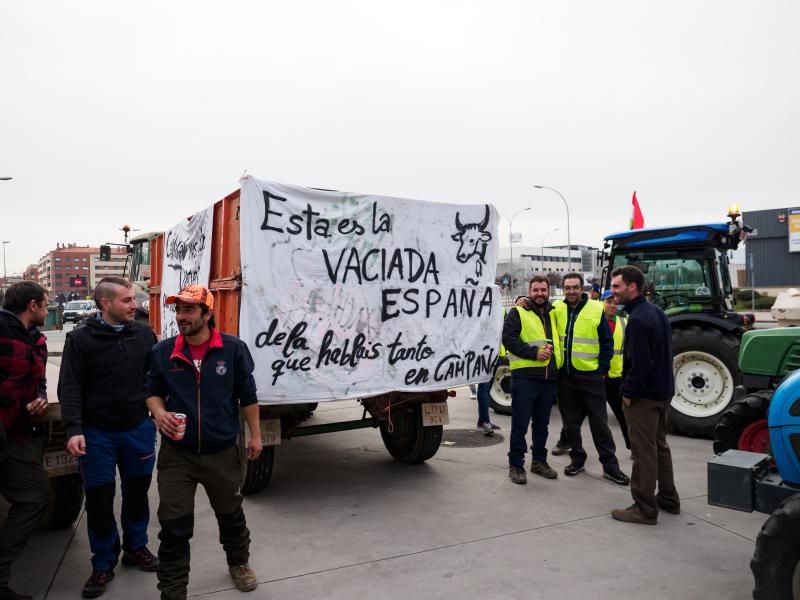 Un cartel en una manifestación en La Rioja.