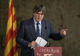 El expresidente catalán Carles Puigdemont.