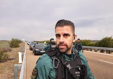 Un guardia civil, herido durante las protestas de los agricultores en Badajoz