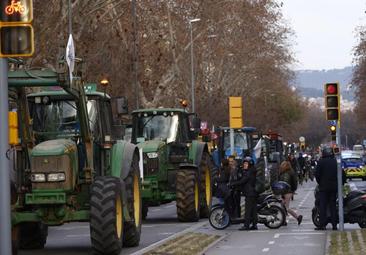 La tractorada concluye en Barcelona tras arrancar compromisos en las restricciones por la sequía