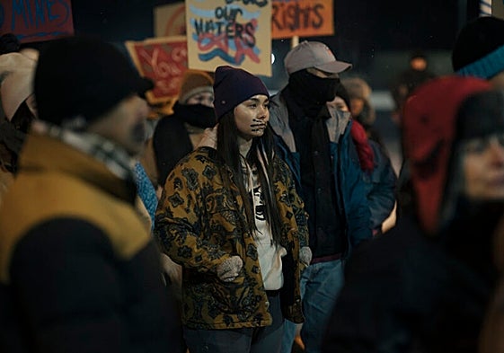 Las protestas contra la mina en 'True Detective'