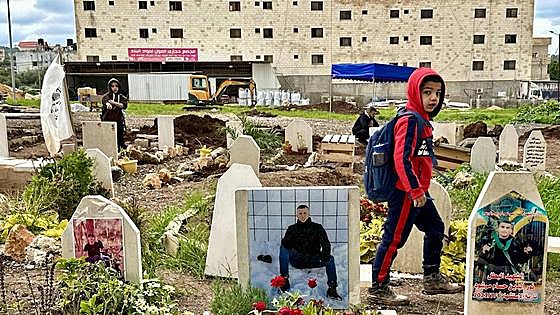 La cantera de mártires de Cisjordania