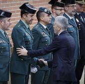 La viuda del guardia civil fallecido en Barbate se niega a que Marlaska le coloque una medalla