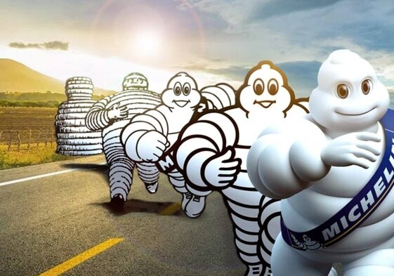Evolución de la original mascota de Michelin a lo largo del tiempo