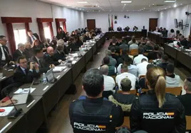 Juicio contra el clan de 'los Castañas' en la sección de Algeciras de la Audiencia Provincial de Cádiz.