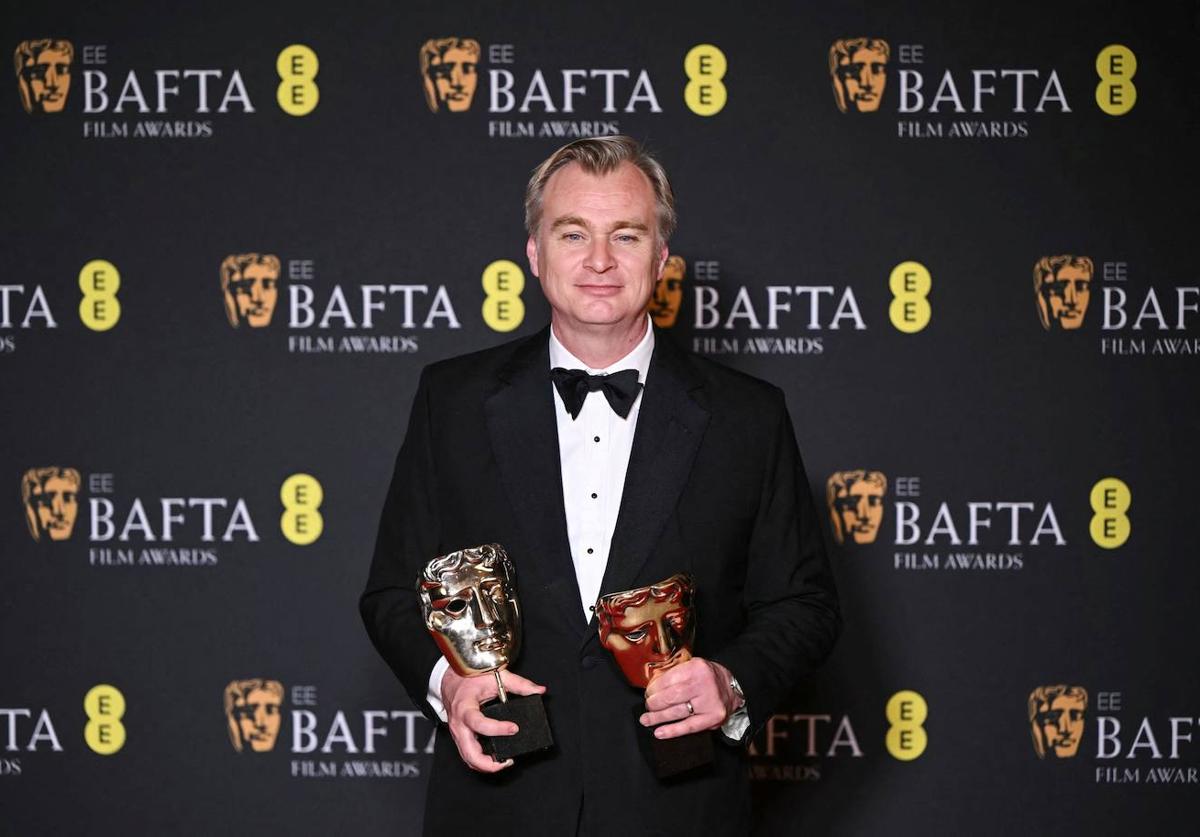 Christopher Nolan, con los bafta a mejor película y a mejor dirección.