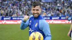Sebas Moyano, el crecimiento de la perla del Oviedo que marca su primer hat-trick