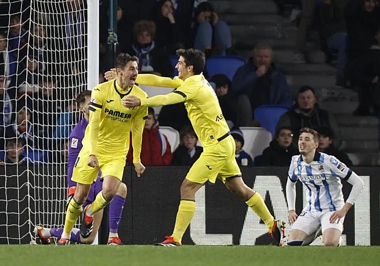 El Villarreal vence a la Real Sociedad y le hace dudar