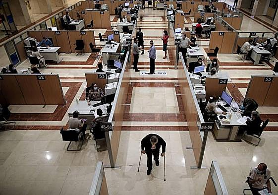 Funcionarios de la Agencia Tributaria.