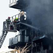 La última hora del incendio del edificio de Valencia