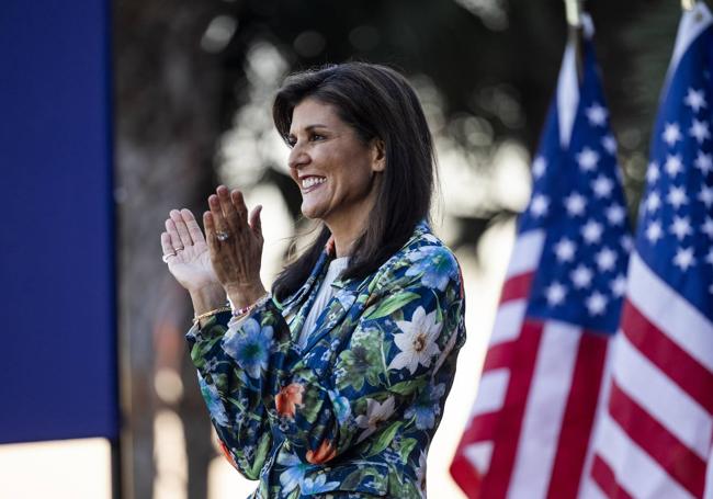 Haley, este miércoles en Beaufort, Carolina del Sur.