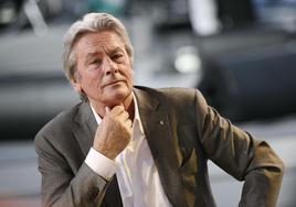 El actor francés Alain Delon