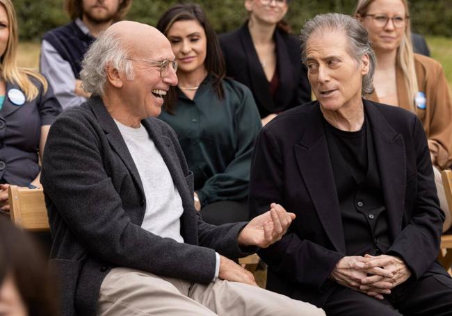 Lewis (derecha), junto al actor y también comediante Larry David en la serie 'Curb Your Enthusiasm'.