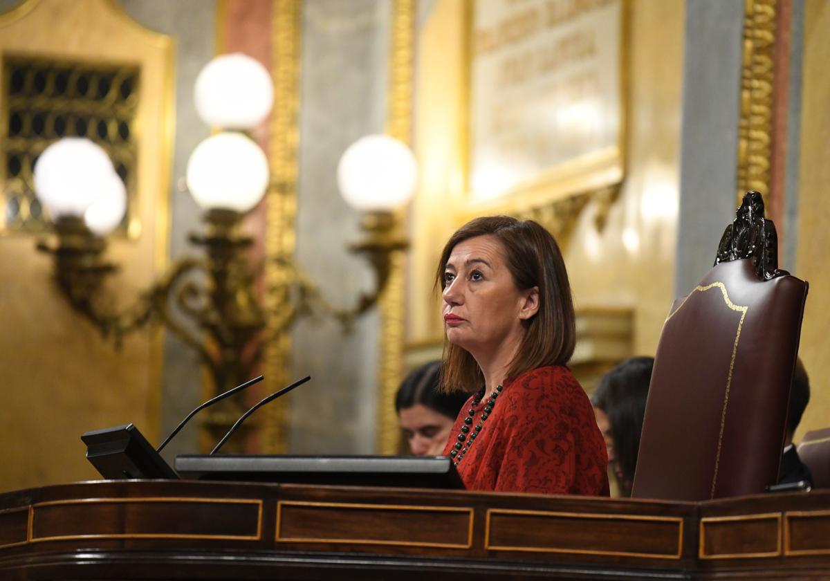 La presidenta del Congreso, Francina Armengol.