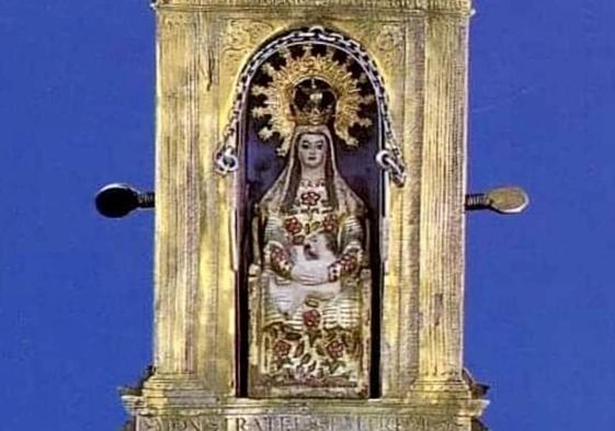 la talla de la Santísima Virgen del Águila, del siglo XII